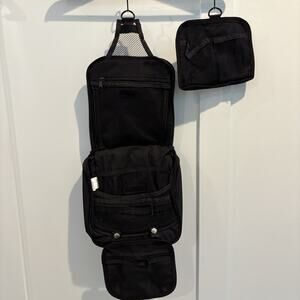 Travel Groomer Bag Grooming‎ Hanging Case Luggage Black Organizer Compact Skor
